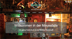 Desktop Screenshot of mausefalle-bonn.de