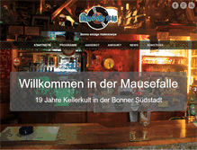 Tablet Screenshot of mausefalle-bonn.de